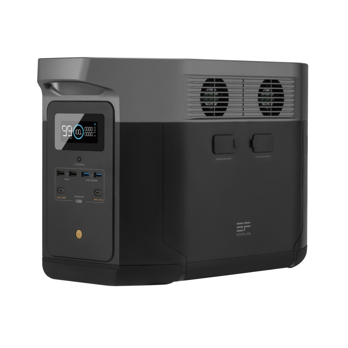 DELTA Max Powerstation inkl. Schnellladekabel USB-Ladekabel für Smartphones